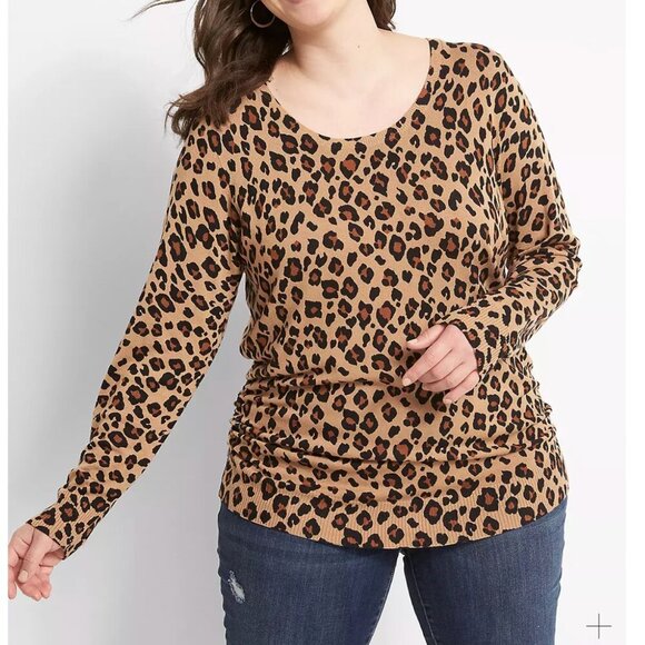 Veste Courte Marron Lane Bryant Taille 14/16 - Cardigan Parfait Pour Les Tailles Plus